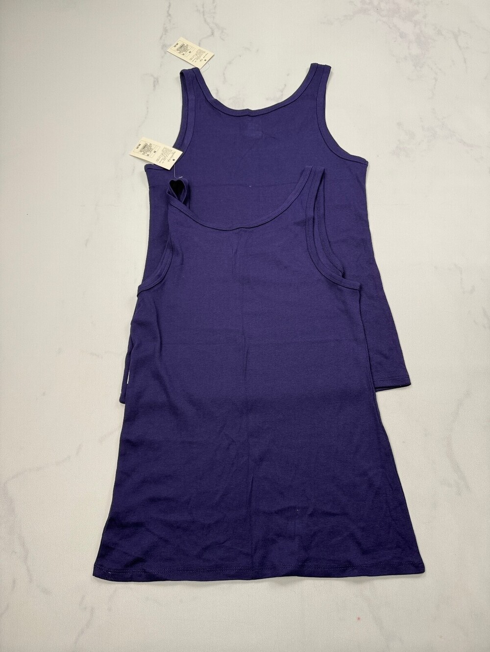 A New Day Day Tank Navy Modern Classic Style Bundle of 2 - Womens Medium NWT